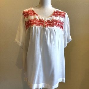 White embroidered boho, Old Navy